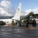 U.S. Navy P-8A Poseidon is Positioned for Extraction from Kaneohe Bay.