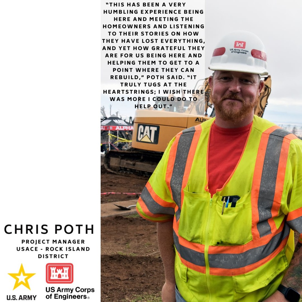 Hawaiʻi Wildfires Response Mission USACE Employee Spotlight – Chris Poth