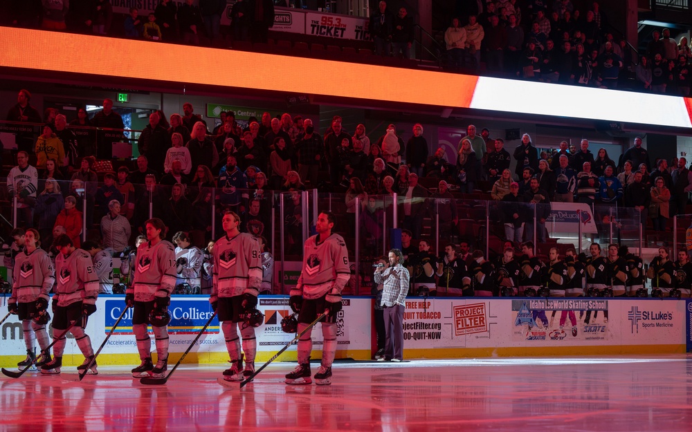 Military Appreciation Night at Idaho Central Arena