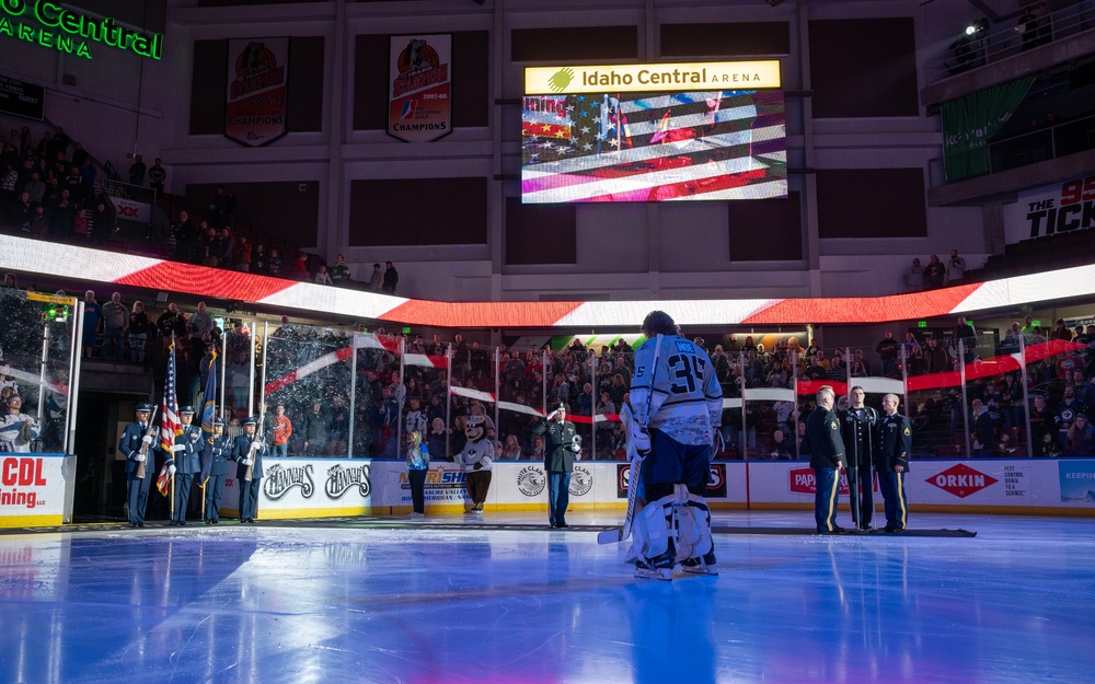 Military Appreciation Night at Idaho Central Arena