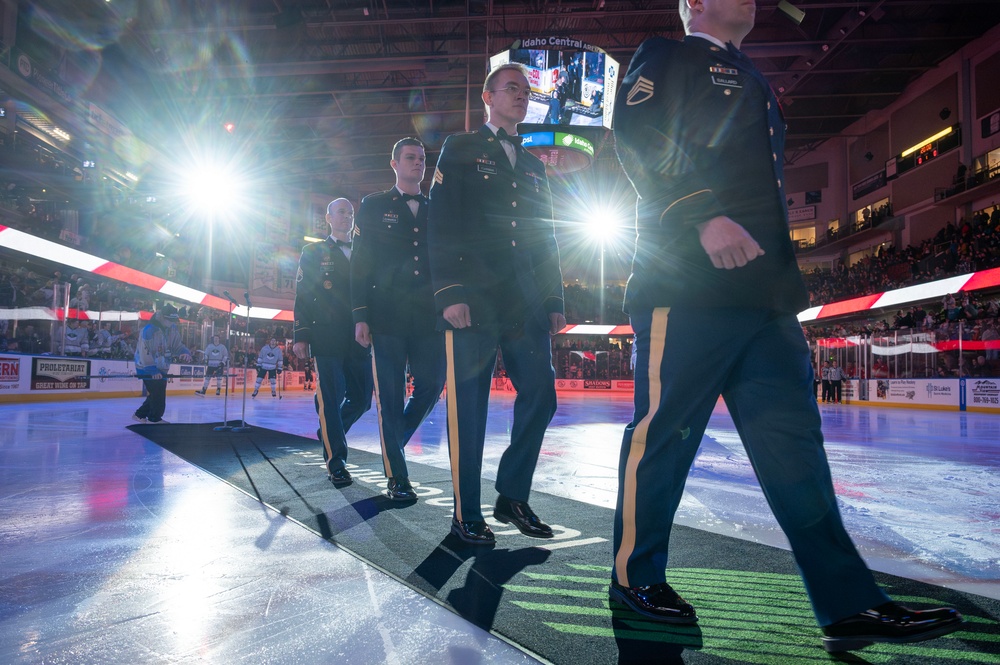 Military Appreciation Night at Idaho Central Arena