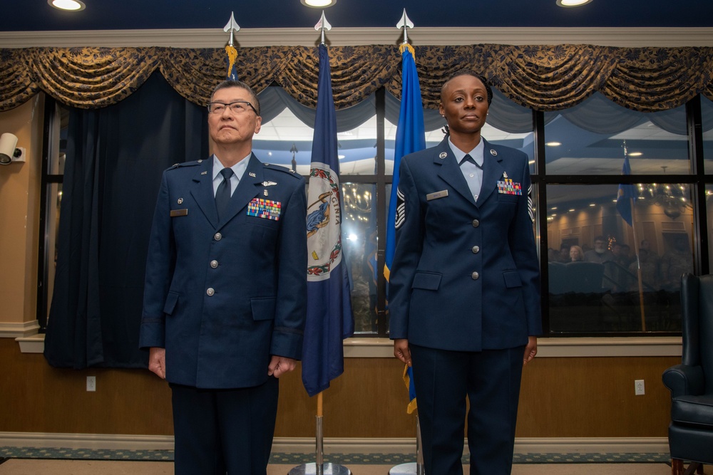 Senior Master Sgt. Latoya White promotes to chief master sergeant