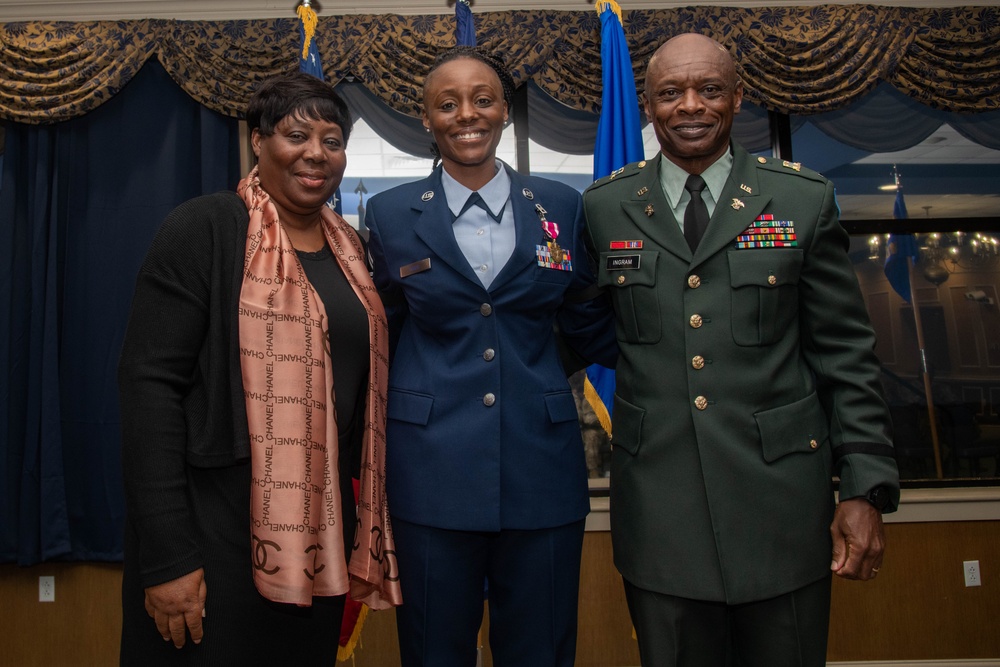 Senior Master Sgt. Latoya White promotes to chief master sergeant