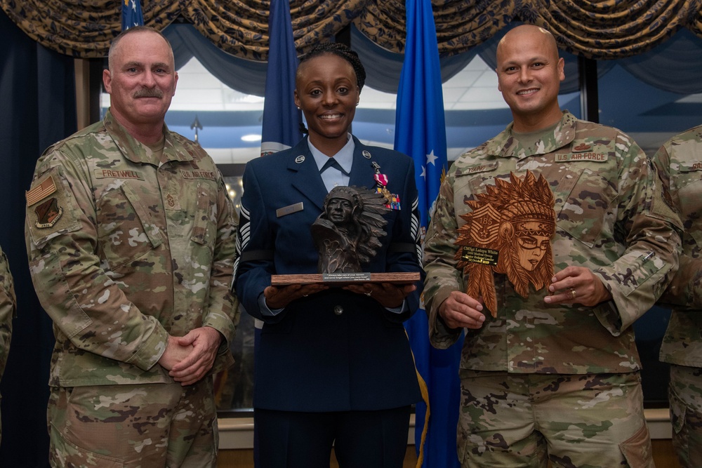 Senior Master Sgt. Latoya White promotes to chief master sergeant