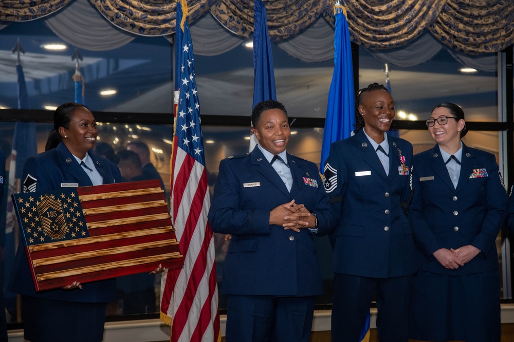 Senior Master Sgt. Latoya White promotes to chief master sergeant