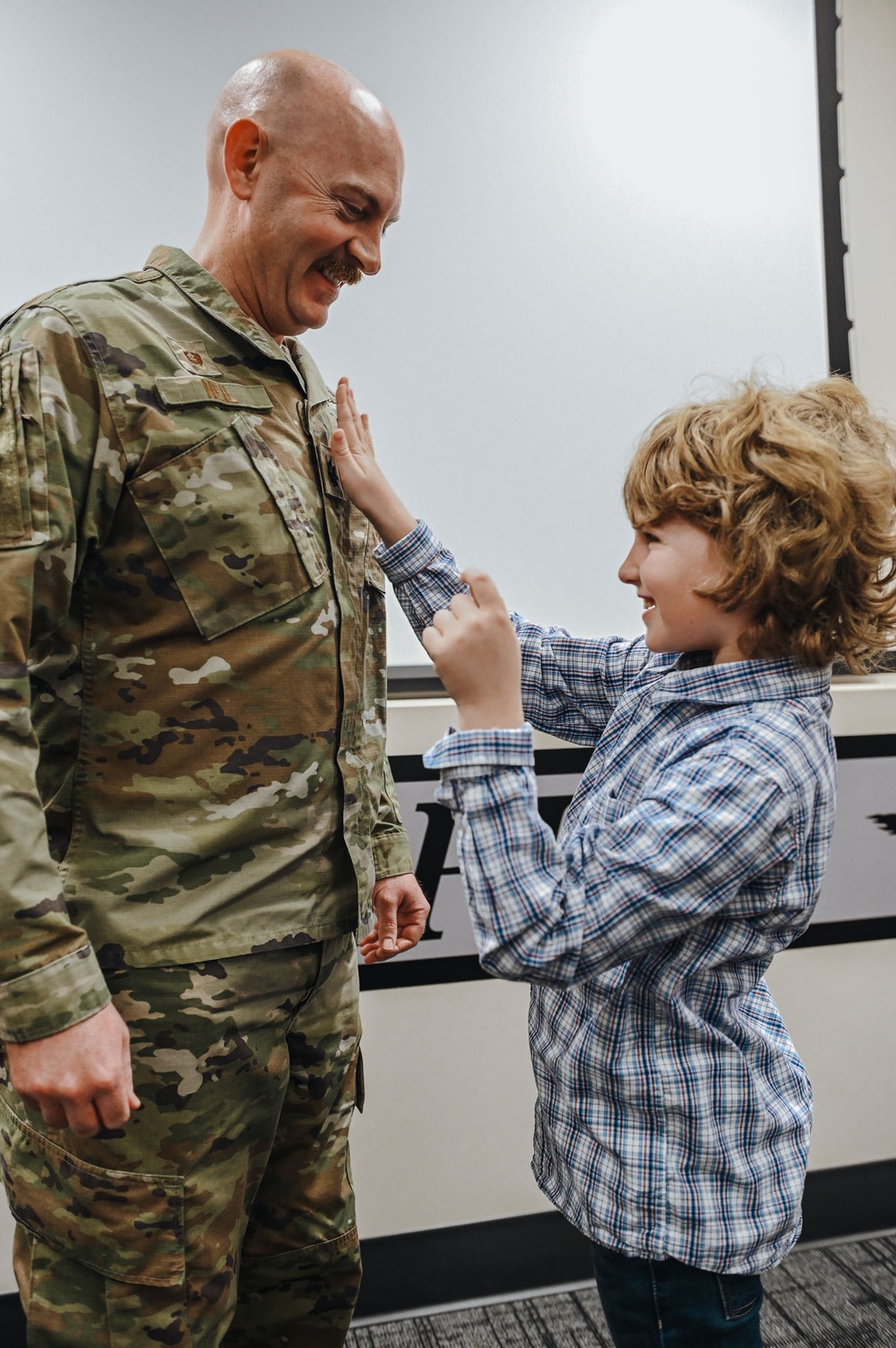 Airman is promoted to lieutenant colonel