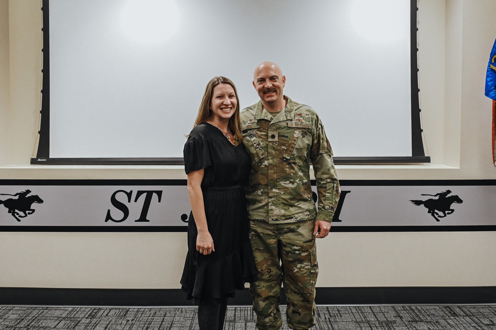 Airman is promoted to lieutenant colonel