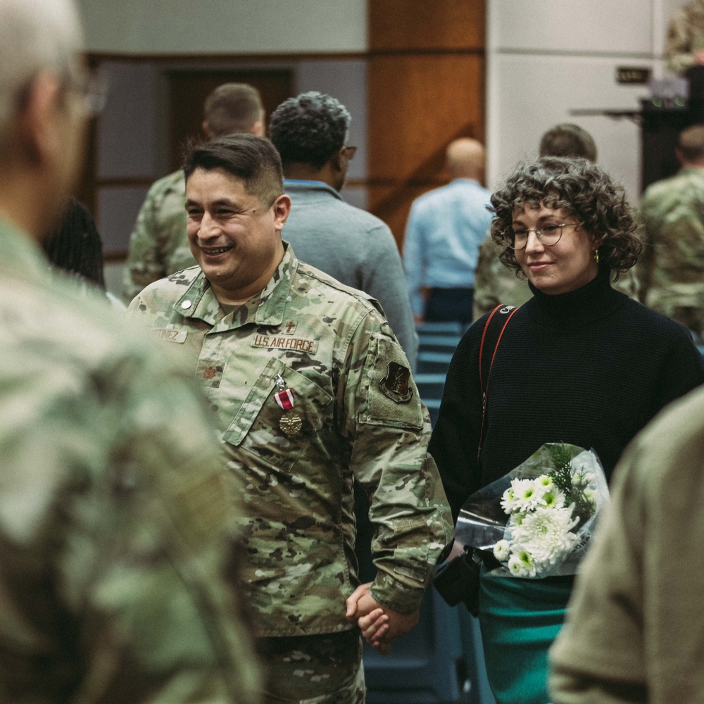 Maj. Jose Martinez retires from the 139th Airlift Wing