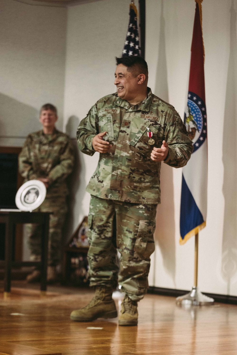 Maj. Jose Martinez retires from the 139th Airlift Wing