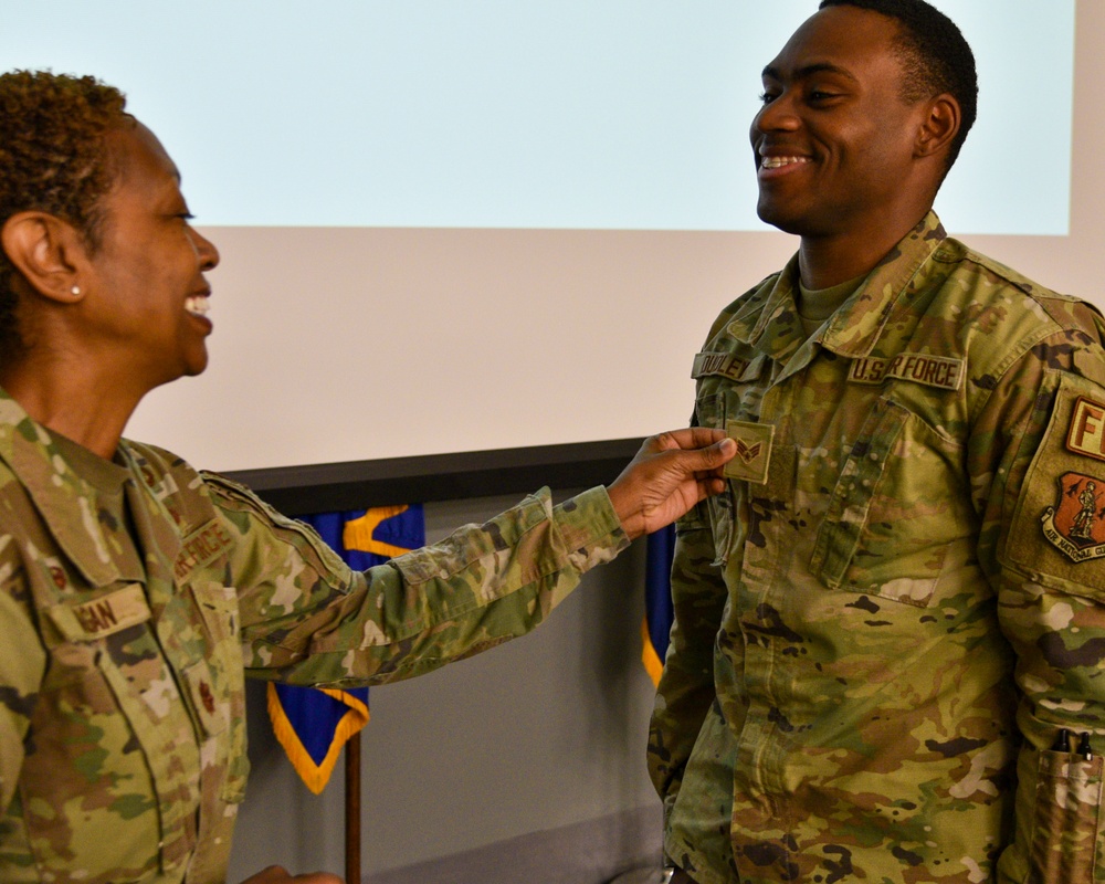A1C Dudley is promoted to SrA