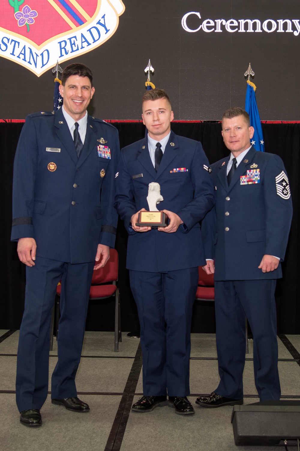 Outstanding airmen and employees honored