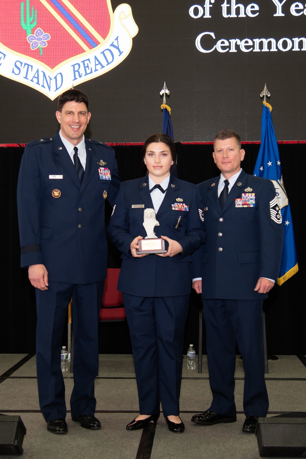 Outstanding airmen and employees honored