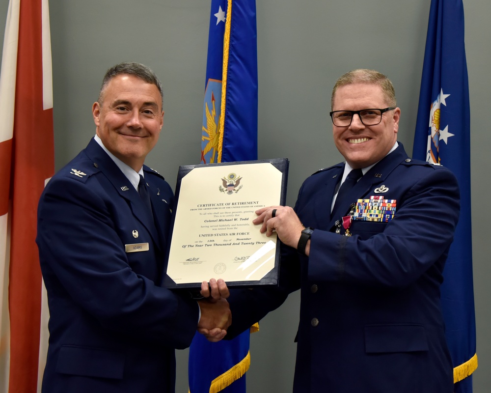 117th Mission Support Group commander retires after 29 years of service