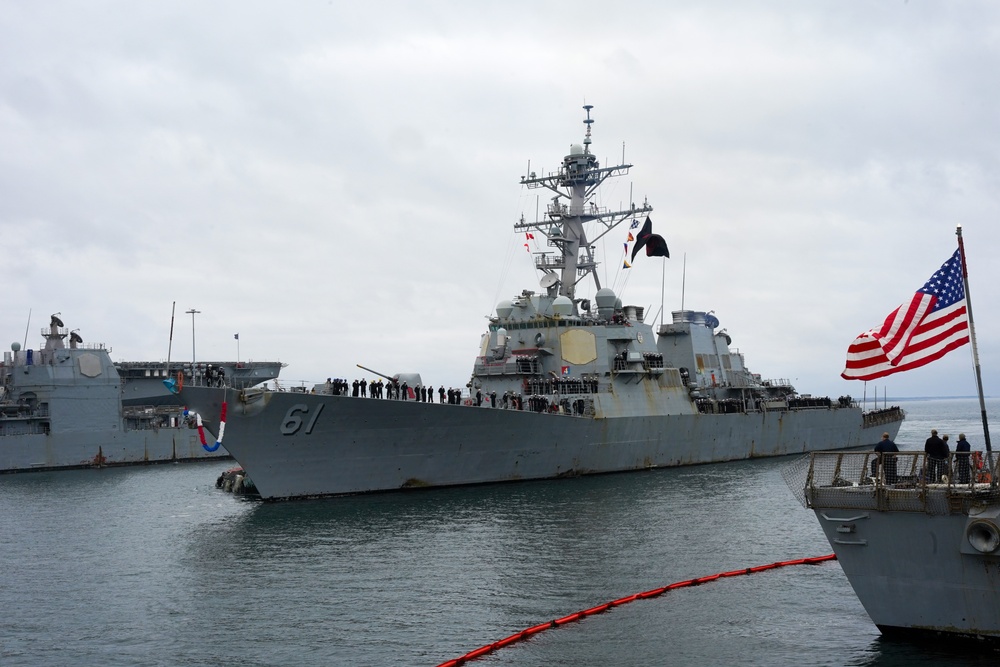 USS Ramage Returns to Homeport Following 6th Fleet Deployment