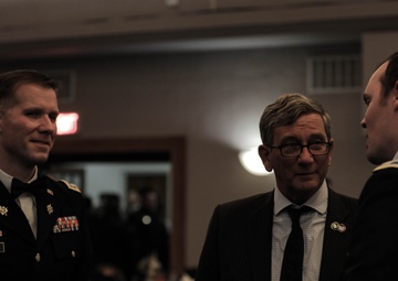 Command Team Thanking guest speaker, Mr. John McCarthy