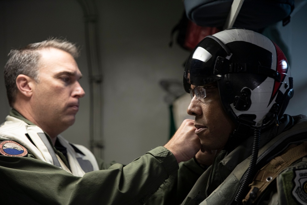 JCS General Charles Brown Visits USS Theodore Roosevelt