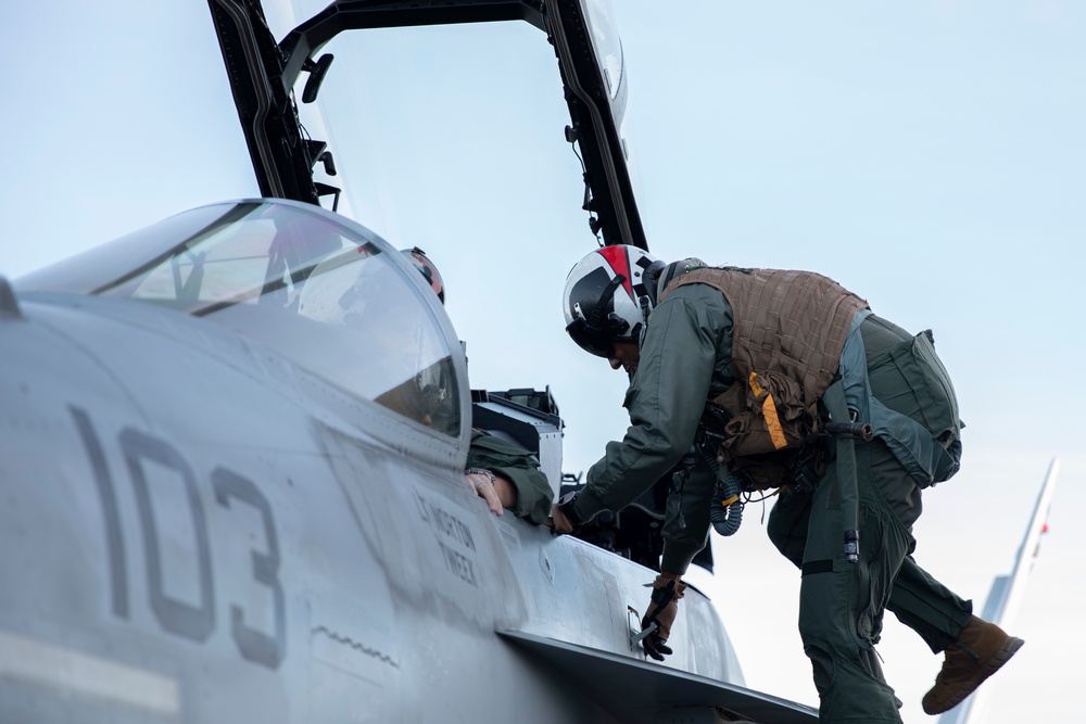 JCS General Charles Brown Visits USS Theodore Roosevelt