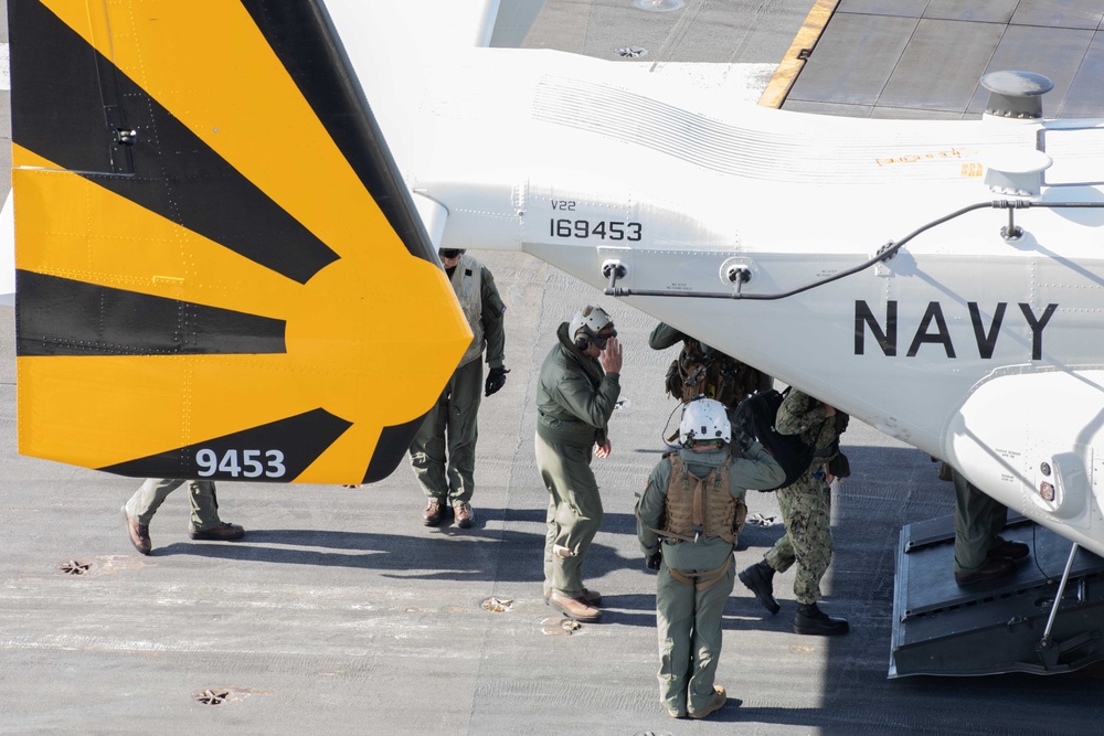 JCS General Charles Brown Visits USS Theodore Roosevelt