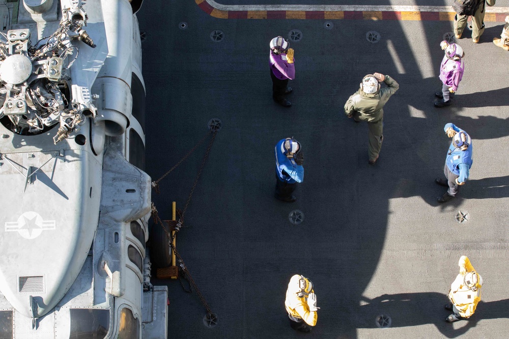 JCS General Charles Brown Visits USS Theodore Roosevelt