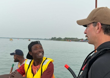 U.S. Navy Rescue Swimmer Supports Open Water Events in the Solomon Islands