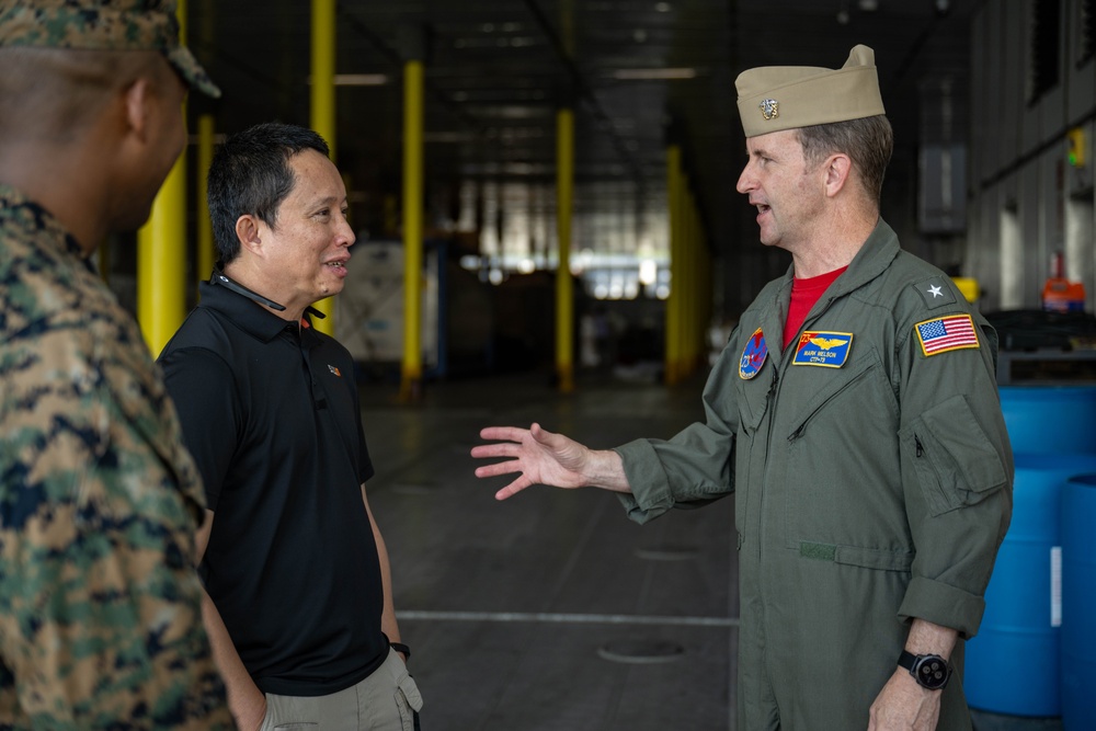 COMLOG WESTPAC Visits USNS Millinocket