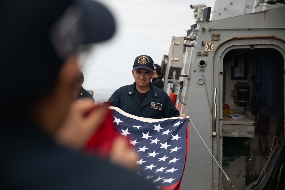 USS William P. Lawrence Sea and Anchor