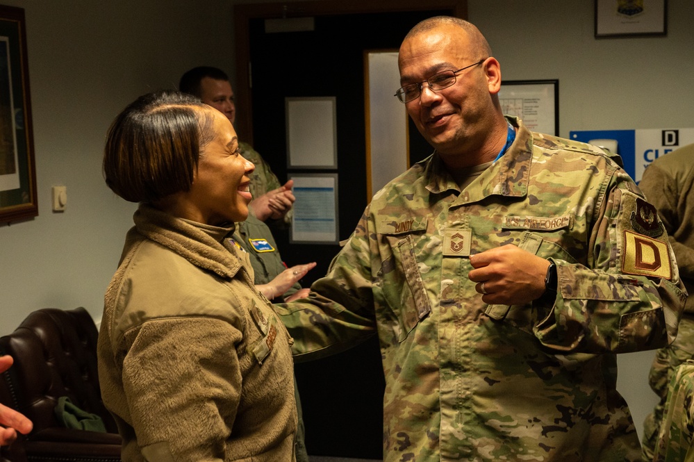 RAF Mildenhall celebrates newest chief master sergeant selects
