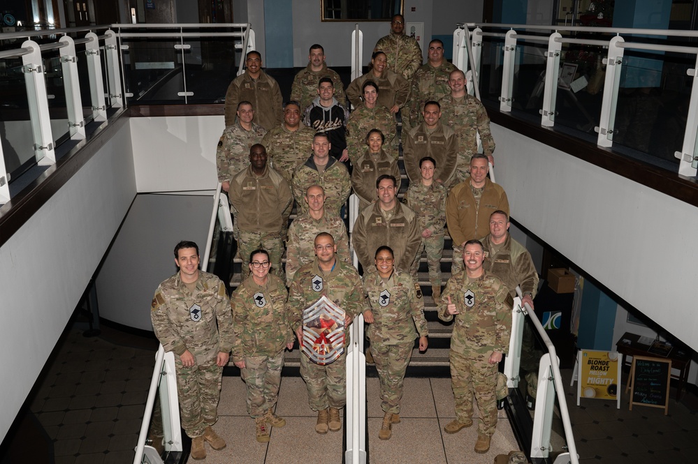 RAF Mildenhall celebrates newest chief master sergeant selects