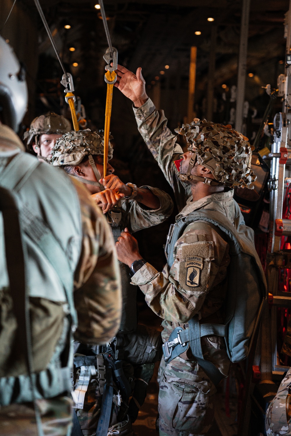 Sky Soldiers Conduct Airborne Operation Over Juliet Drop Zone