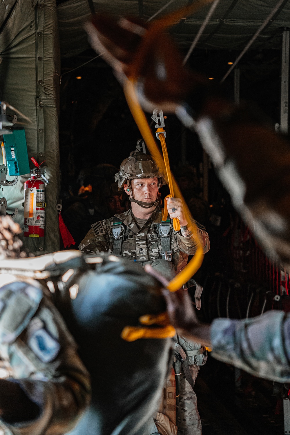 Sky Soldiers Conduct Airborne Operation Over Juliet Drop Zone