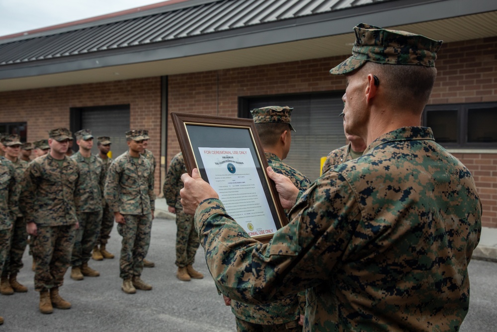 Marine from Chicago promoted by general