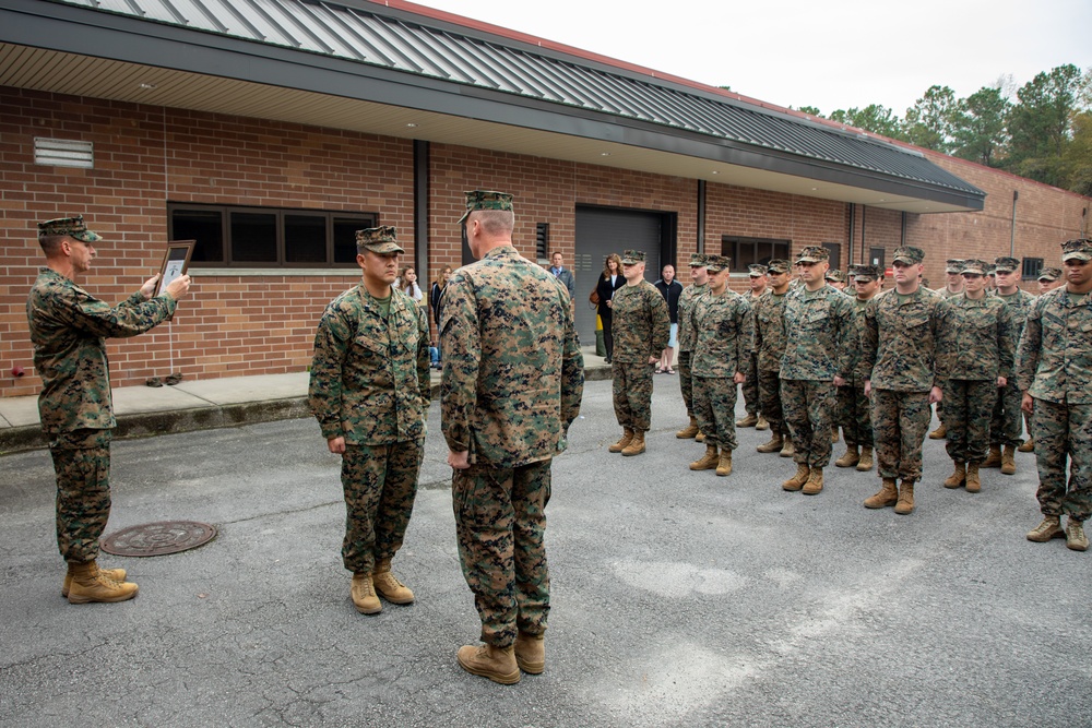 Marine from Chicago promoted by general