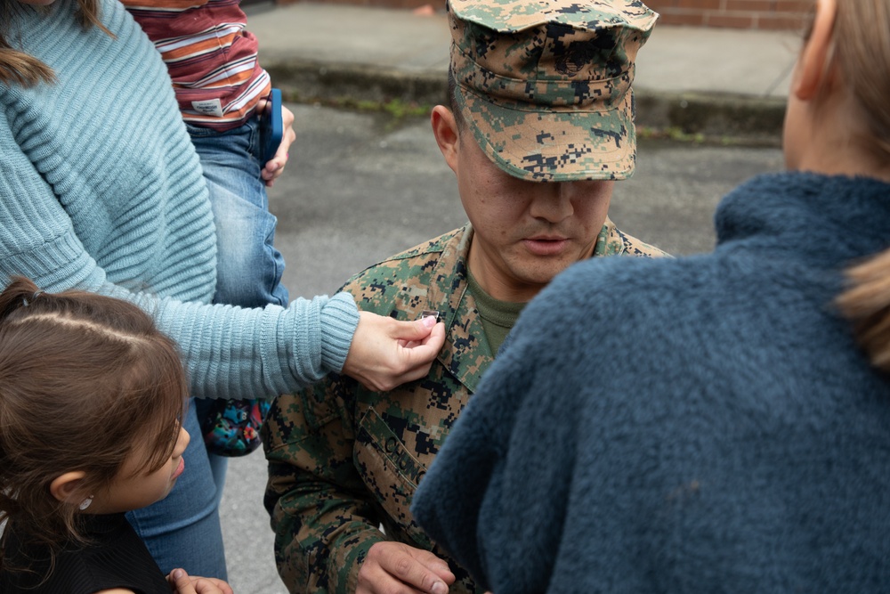 Marine from Chicago promoted by general