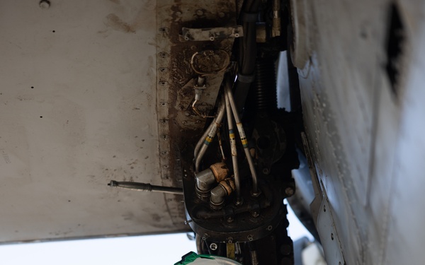 Marine Medium Tiltrotor Squadron (VMM) 261 (Rein.) Marines conduct daily maintenance
