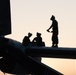 Marine Medium Tiltrotor Squadron (VMM) 261 (Rein.) Marines conduct daily maintenance