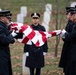 Military Funeral Honors with Funeral Escort are Conducted for U.S. Army Capt. George Terry in Memorial Section H