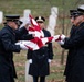 Military Funeral Honors with Funeral Escort are Conducted for U.S. Army Capt. George Terry in Memorial Section H