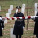 Military Funeral Honors with Funeral Escort are Conducted for U.S. Army Capt. George Terry in Memorial Section H