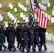 Military Funeral Honors with Funeral Escort are Conducted for U.S. Army Capt. George Terry in Memorial Section H