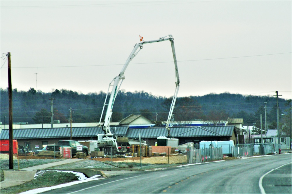 December 2023 construction operations for $28.08 million barracks project at Fort McCoy