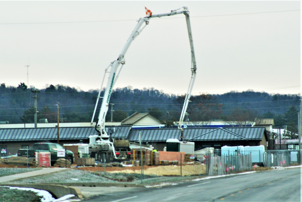 December 2023 construction operations for $28.08 million barracks project at Fort McCoy