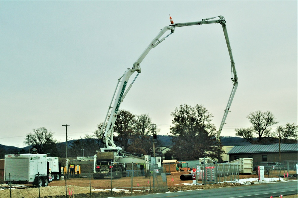 December 2023 construction operations for $28.08 million barracks project at Fort McCoy