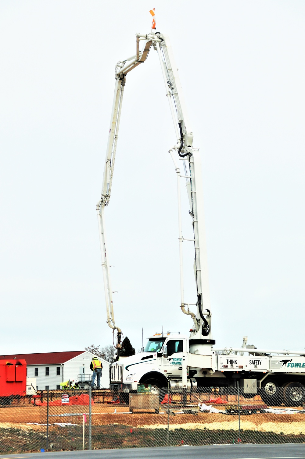 December 2023 construction operations for $28.08 million barracks project at Fort McCoy