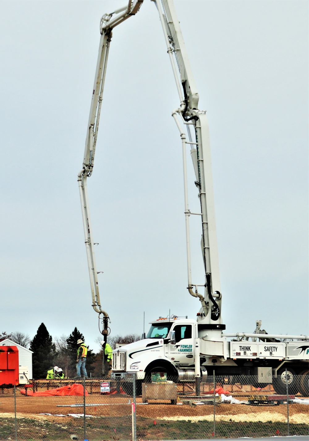 December 2023 construction operations for $28.08 million barracks project at Fort McCoy