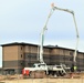 December 2023 construction operations for $28.08 million barracks project at Fort McCoy