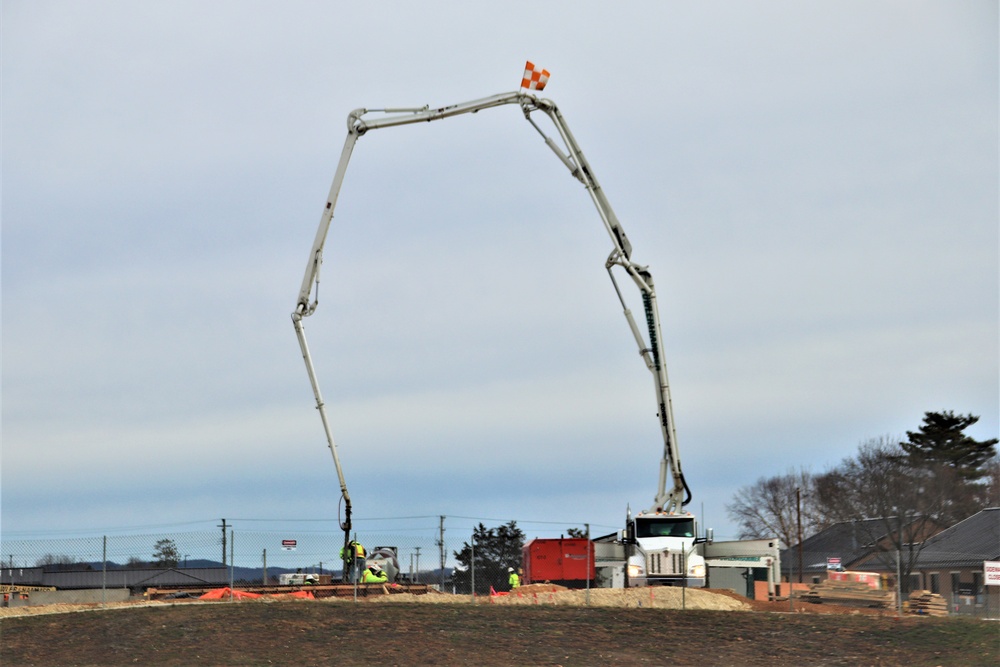 December 2023 construction operations for $28.08 million barracks project at Fort McCoy