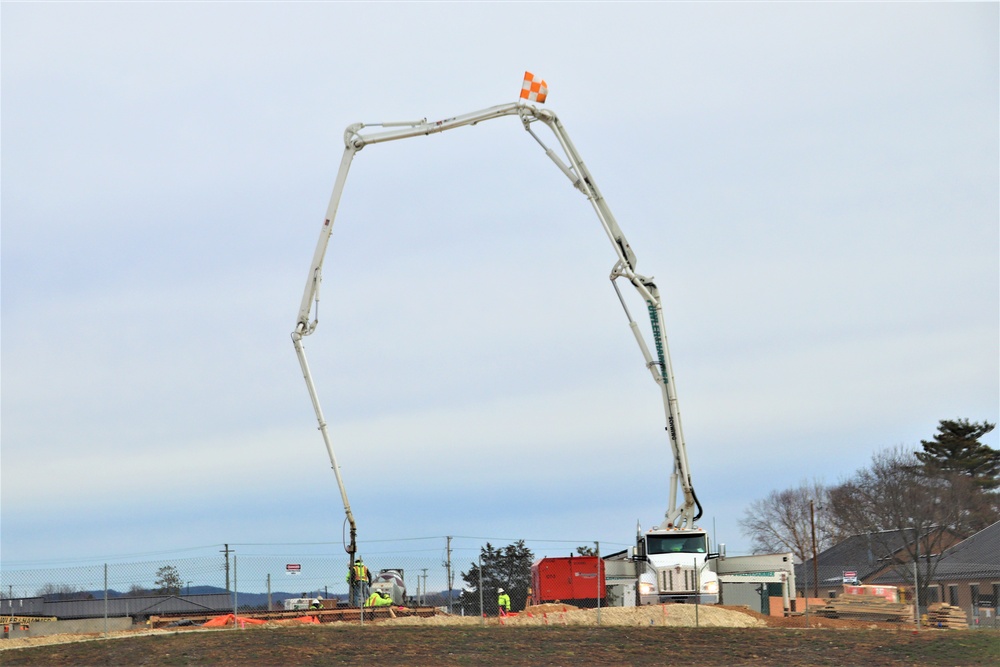 December 2023 construction operations for $28.08 million barracks project at Fort McCoy