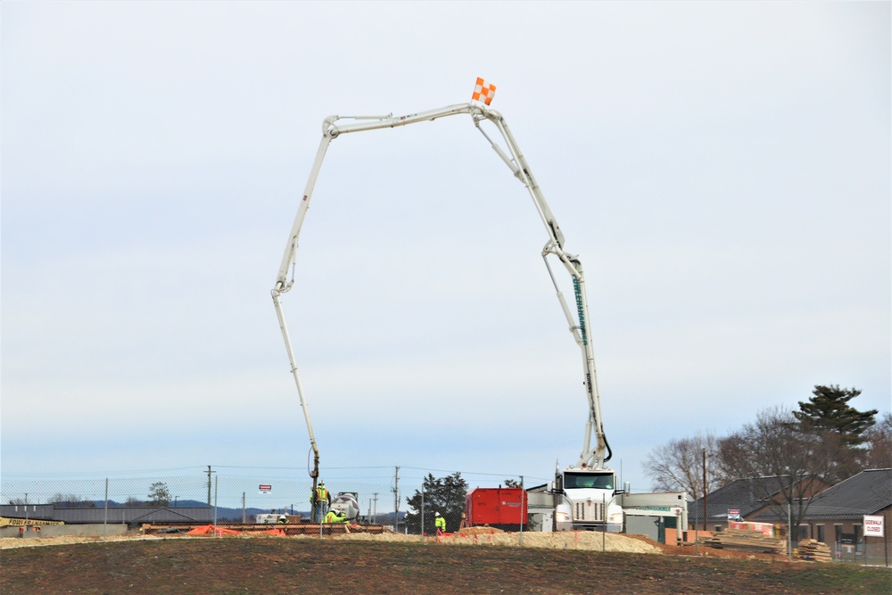 December 2023 construction operations for $28.08 million barracks project at Fort McCoy