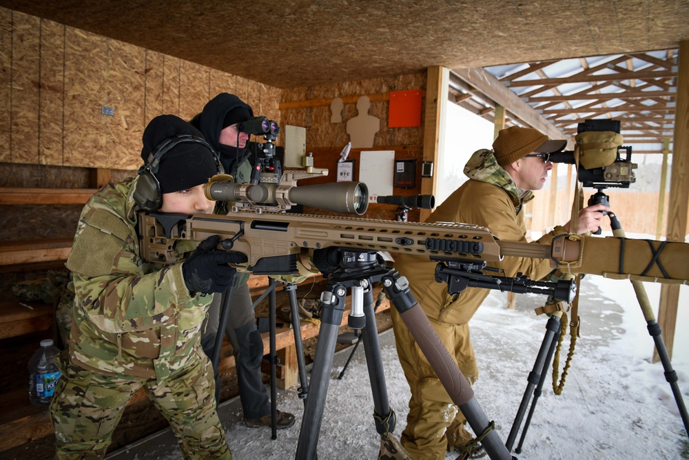 Michigan Snipers Train for WP Wilson International Sniper Competition.