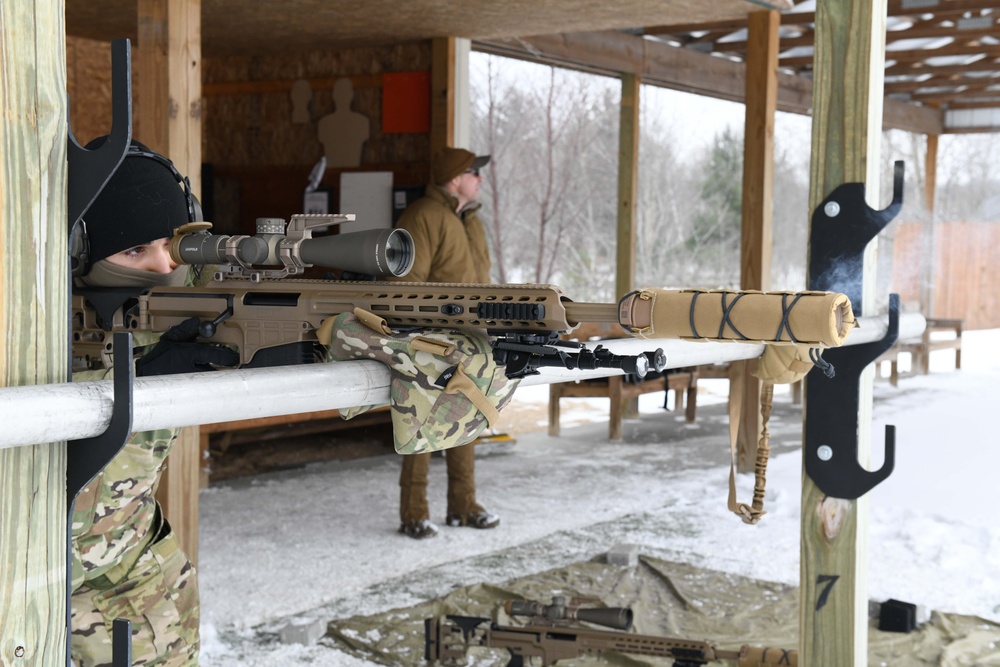Michigan Snipers Train for WP Wilson International Sniper Competition.